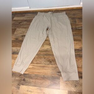 Member’s Mark Tan Joggers XXL – Neutral Lounge Pants, Athleisure Sweatpants